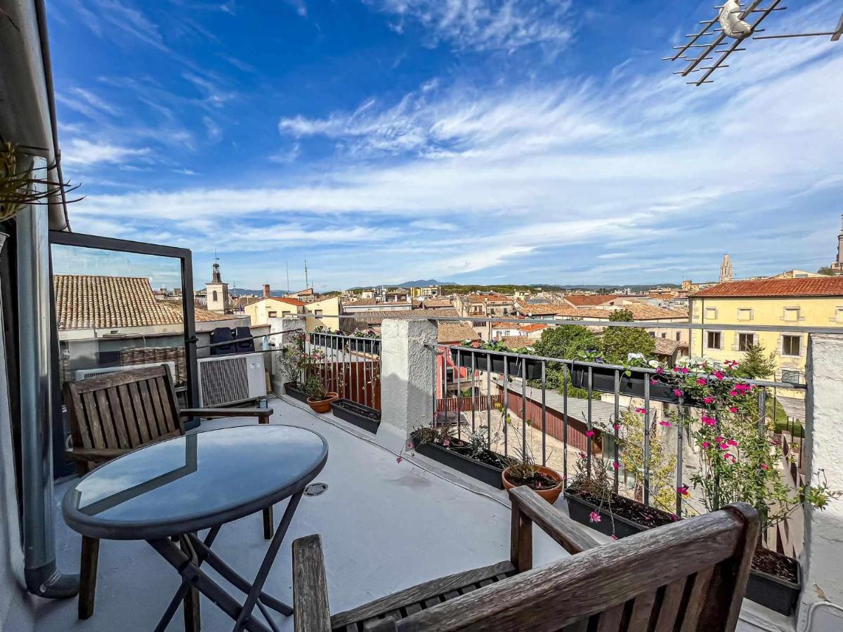 Romantic Duplex With Terrace And Great Views ジローナ エクステリア 写真