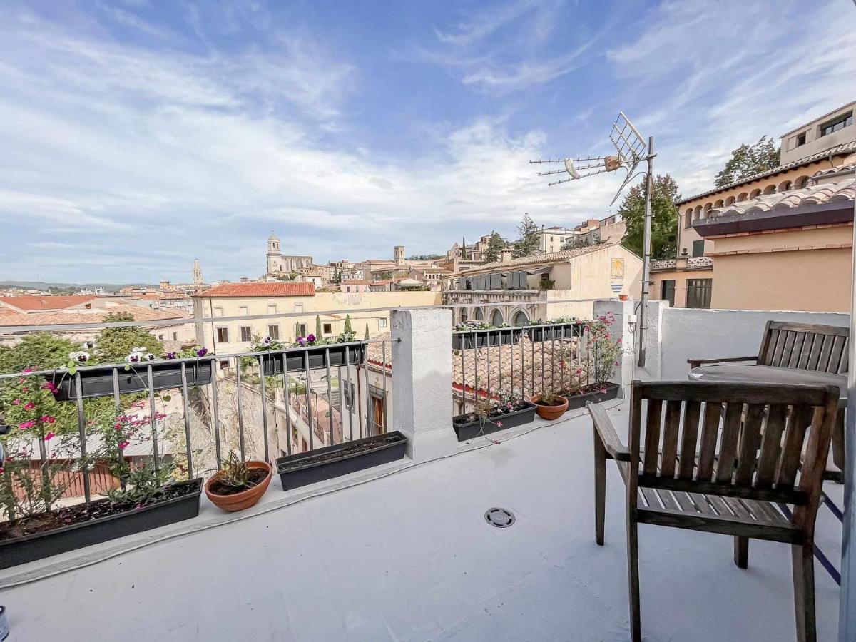 Romantic Duplex With Terrace And Great Views ジローナ エクステリア 写真