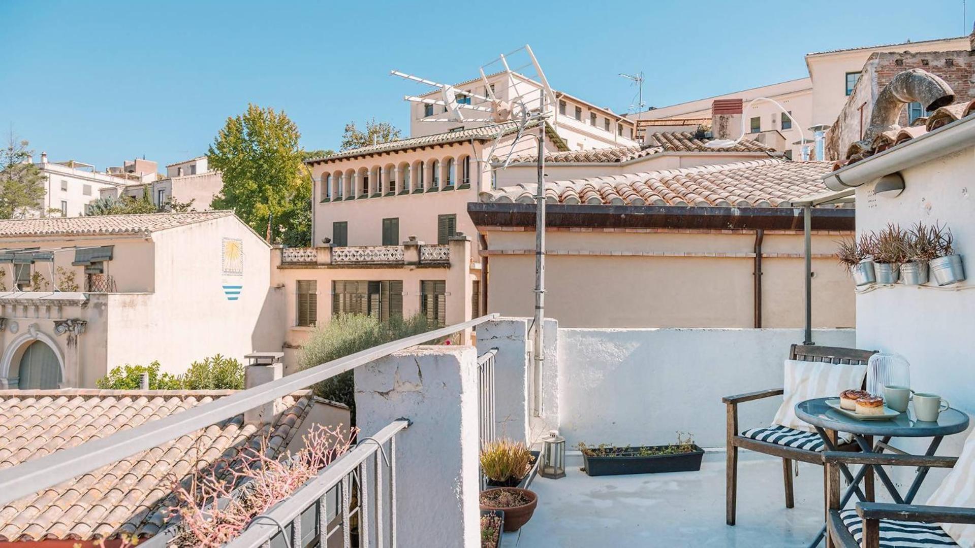 Romantic Duplex With Terrace And Great Views ジローナ 部屋 写真